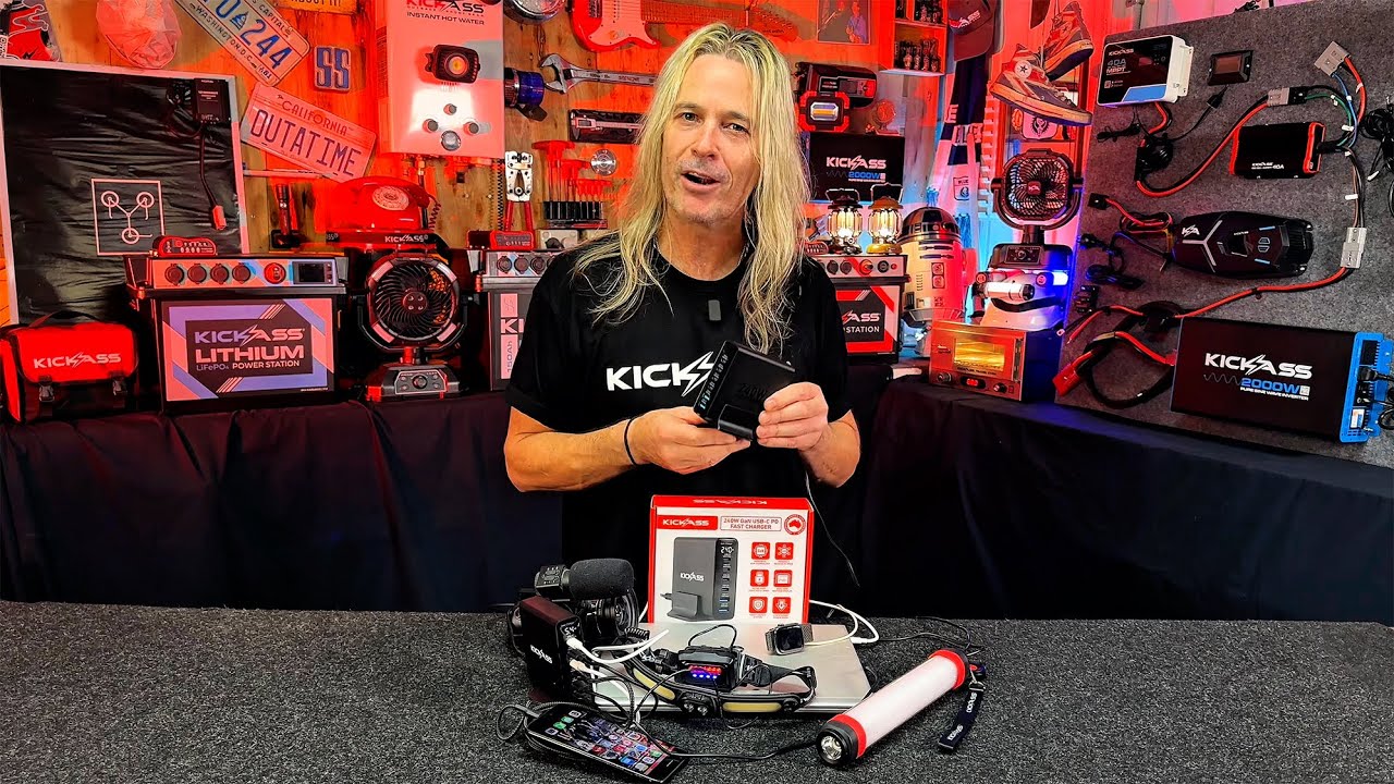 Introducing the KickAss 240W GaN USB-C PD Fast Charger