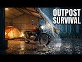 Deep in the Forest: Your Hidden Motorcycle Camp During the Perfect Storm