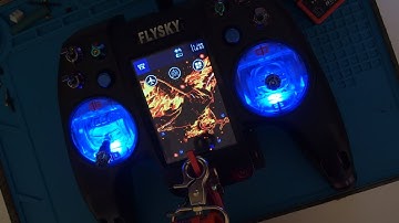 Nirvana NV14 Flash LED MOD Gimbal in Flysky Radio