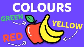 Colours for Kids: Vocabulary for beginners | Learning English Words for Kids 0 