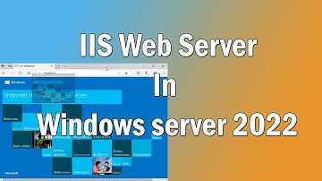 How to configure IIS Web Server In Windows Server 2022 #iiswebserver