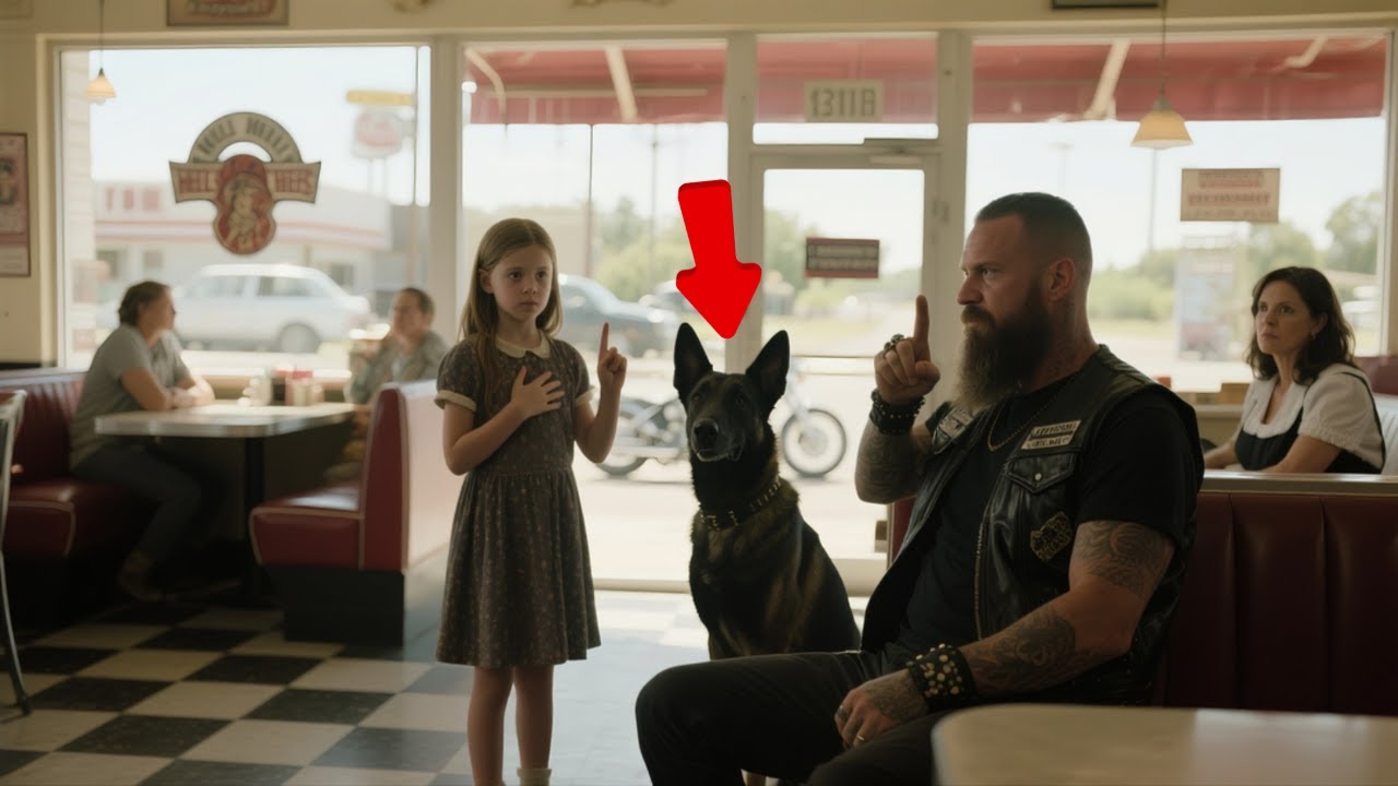 A Waitress’s Daughter Gave a Secret Signal to a Hells Angels Dog — Everyone Froze