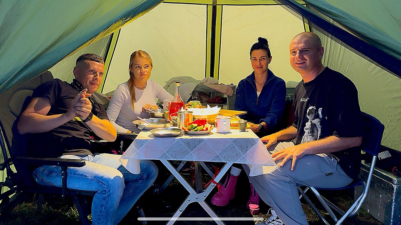 ДУШЕВНЫЙ ОТДЫХ В КРУГУ ДРУЗЕЙ, ГОТОВИМ БОРЩ ДРАНИКИ НА ПРИРОДЕ, РЫБАЛКА НА РЕКЕ, ОТДЫХ У КОСТРА