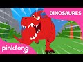 Tyrannosaure rex  chanson des dinosaures  pinkfong bb requin  chansons pour enfants