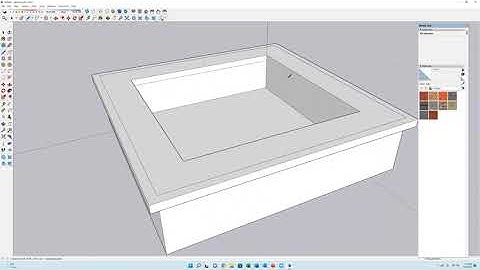 How to build a fire pit - Sketch Up