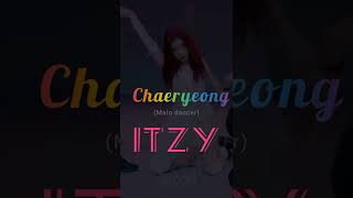 chaeryeoung (itzy)😍😍😘🥰🥰🔥artist of the month