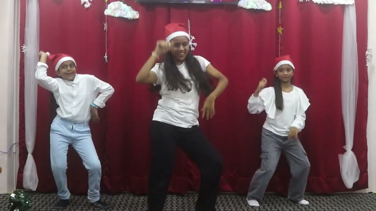 English Christmas Song - Merry Christmas & Jingle Bells - Dance by Attibele AG Church Girls Team