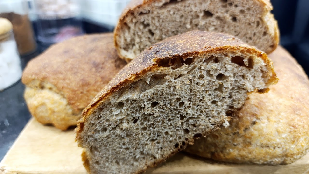 Evde %100 Tam Buğday Ekmeği Nasıl Yapılır? Yumuşacık ve Katkısız!🥖☘️