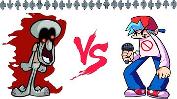 FnF Tricky Squidward VS Boyfriend | FNF ANIMATION