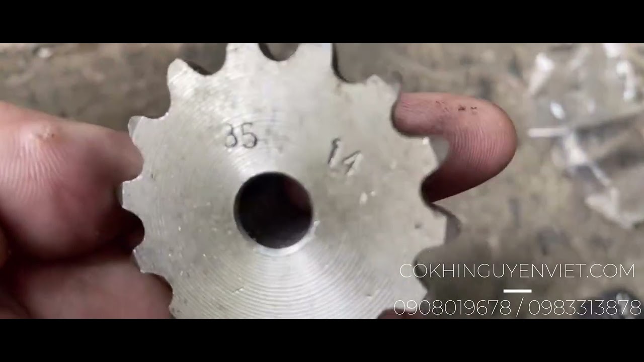 NHÔNG XÍCH INOX , CHẠY VỚI XÍCH INOX 40, 40-1R SS - YouTube