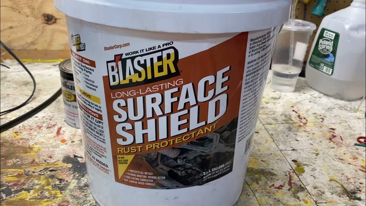 Surface shield undercoating by blaster better than fluid film? Stop