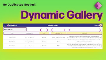 The Ultimate Dynamic Gallery in Power Apps: Switch Views, Columns & Layouts!
