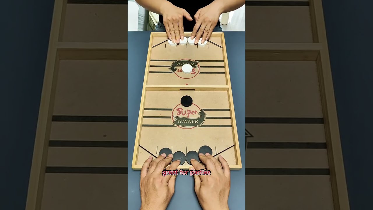 🏒⚡️ Test Your Speed with the Large Fast Sling Puck Game! ⚡️🏒 