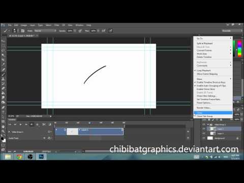 Quickstart PhotoShop Animation Tutorial [Video Timeline Layers]