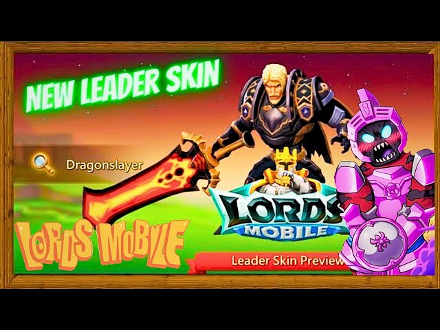 Lords mobile New Leader Skin Portraits DragonSlayer