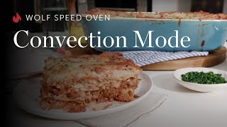 Wolf Speed Oven - Convection Mode