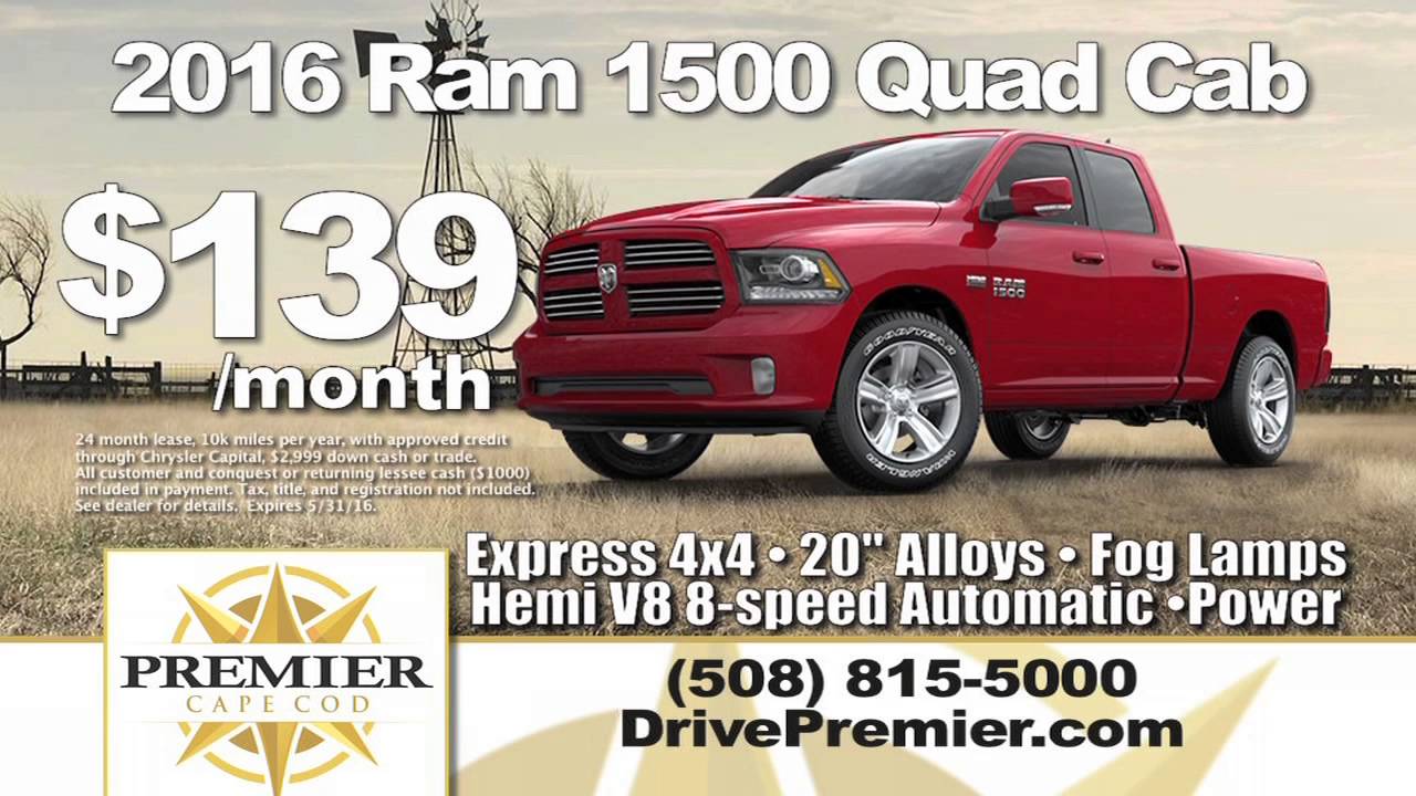 Premier Cape Cod - Dodge and RAM  Drive and Discover Event - May 2016