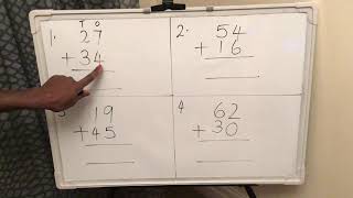Column addition (crossing 10)