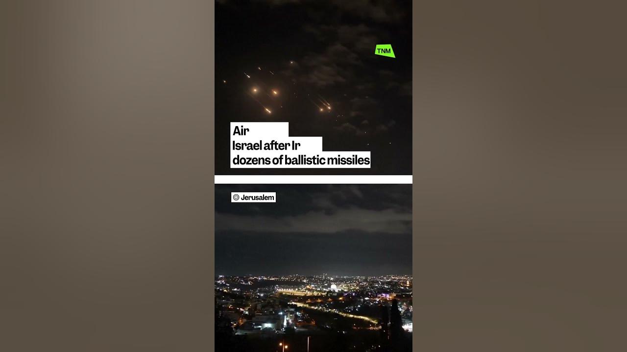 Air raid sirens sound in Israel after Iranian missile attack