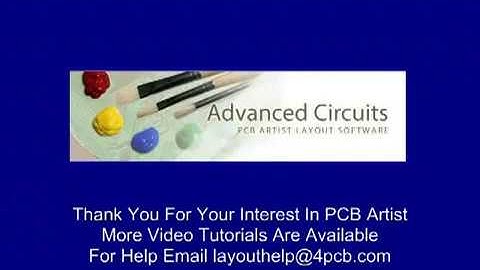PCB Artist Design Editor Tutorial Series 1, Part 2