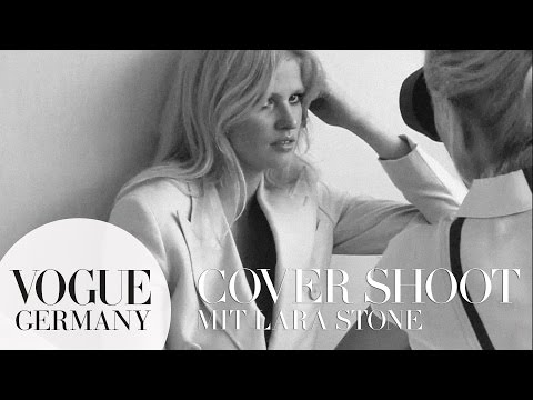 Video: Lara Stone In A Photo Shoot For Vogue Germany. November