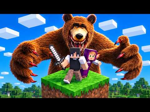We FACE the MASHA AND THE BEAR HORROR MOD in our Minecraft world...