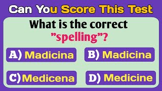Spelling Quiz: Can You Pass This Test? English Vocabulary Test | #part 18