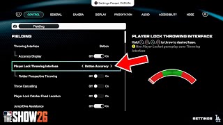 How to Change Player Lock Throwing Interface in MLB The Show 26