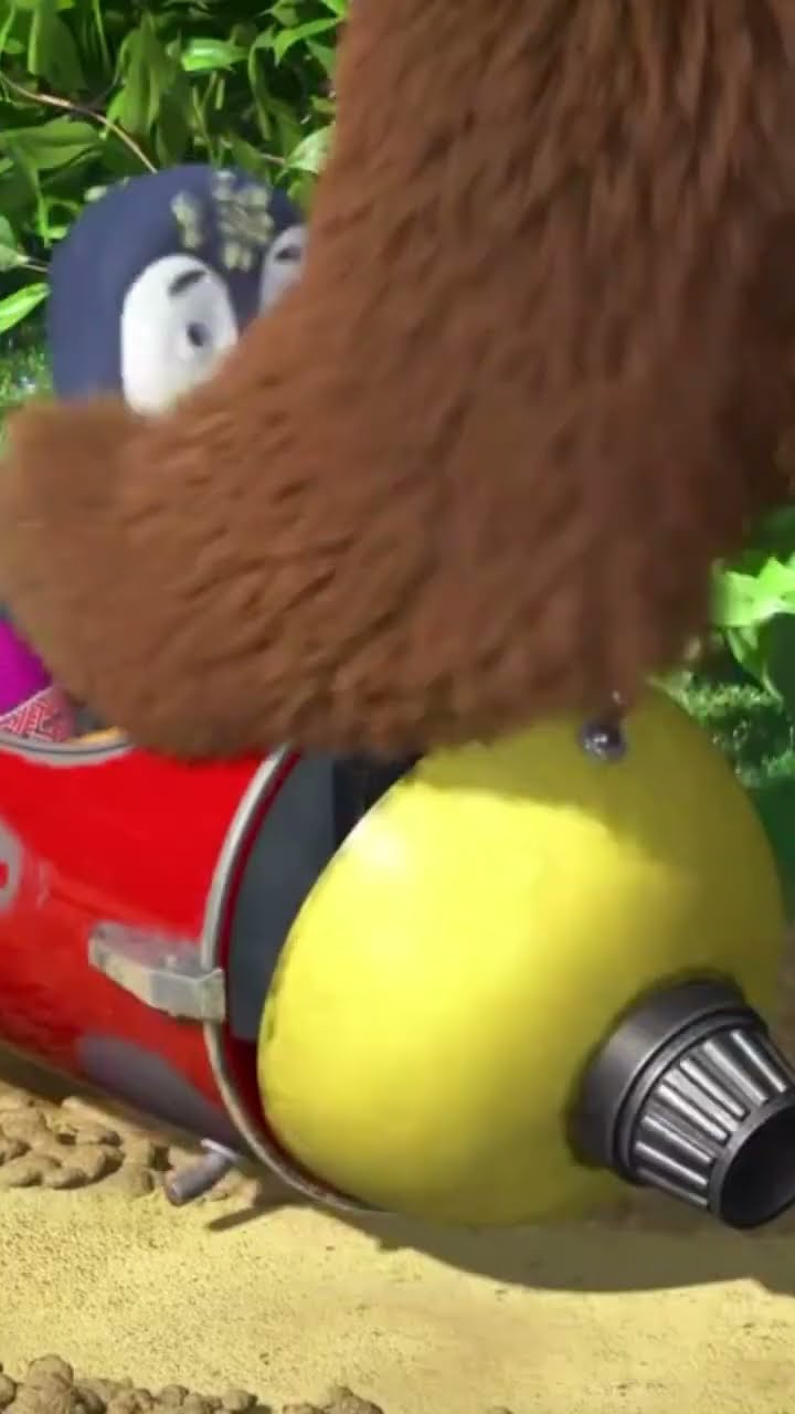 Tú y tu amigo optimista ?? #Shorts #mashabear #mashaoso #niños