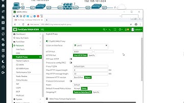 Fortigate - How to enable Web Proxy Server, FortiOS6.2