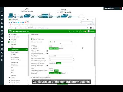 Fortigate - How to enable Web Proxy Server, FortiOS6.2