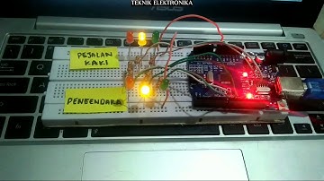 PLC : Rangkaian "Traffic Light" Lampu Lalu Lintas Kendaraan dan Pejalan Kaki (Arduino)