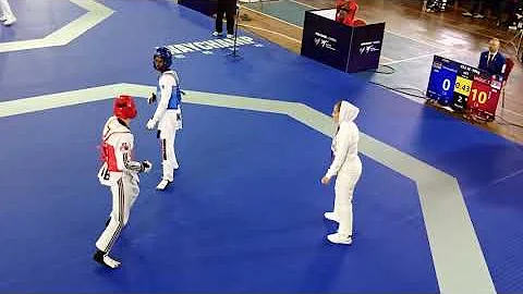 KENYA (Willias) Vs SERBIA (Vasilic) || -58kg men Under 21 World Taekwondo Championships