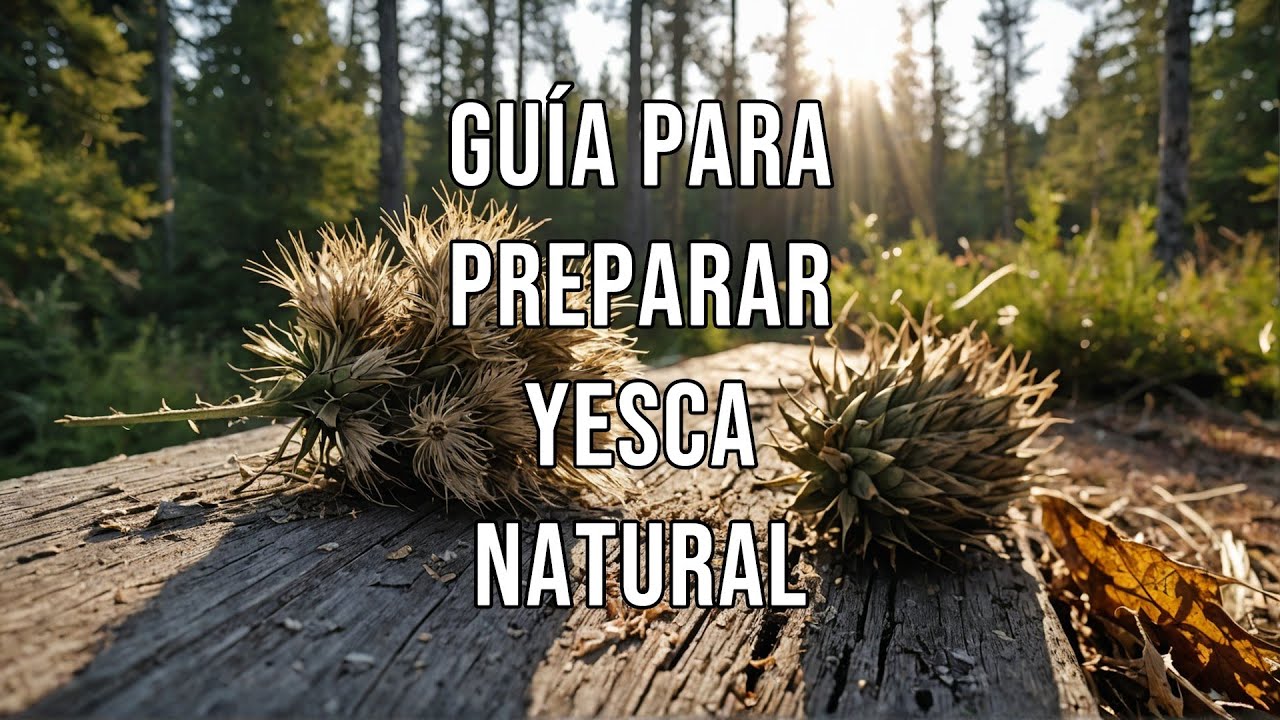 Guía para preparar yesca natural Supervivencia