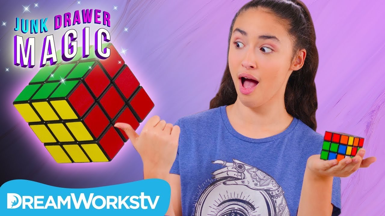 Rubik's Cube Scrunchie