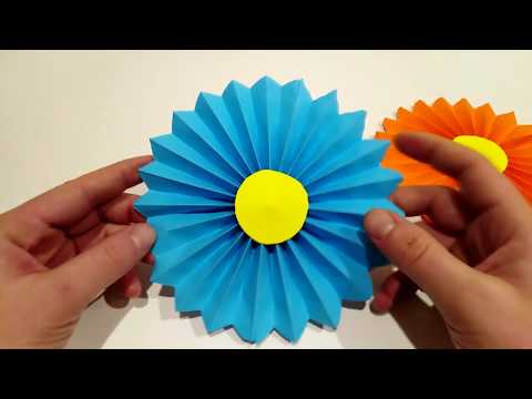 Изготовление цветов | Как сделать бумажный цветок | DIY