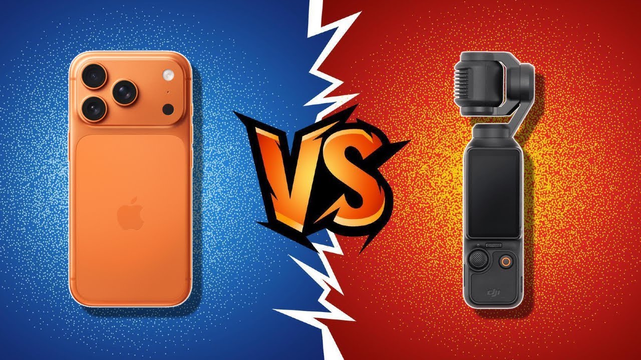 Definitive cam test:  DJI Pocket 3 VS iPhone 17 Pro
