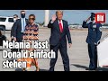 Melania lässt Trump einfach vor den Kameras stehen – das sieht nach Trennung aus!