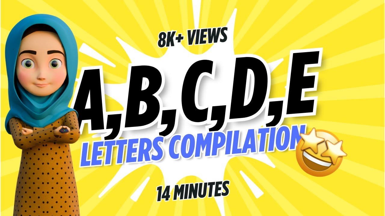 Alphabet A-E Compilation | ABC Learning | Alphabet Compilation | Learn ...