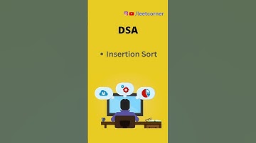 Insertion Sort || Sorting Algorithms #shorts
