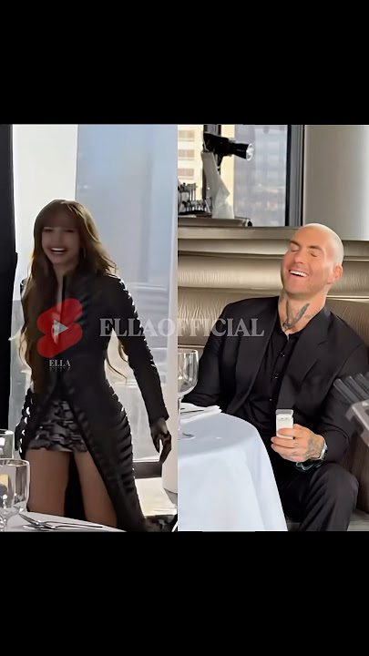 LISA AND ADAM LEVINE ANOTHER PRICELESS BEHIND THE SCENE 🎬 🤩 #lisa #maroon5 #adamlevine