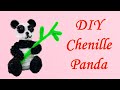 DIY Chenille Panda – Cute & Easy Handmade Gift Idea for Beginners!