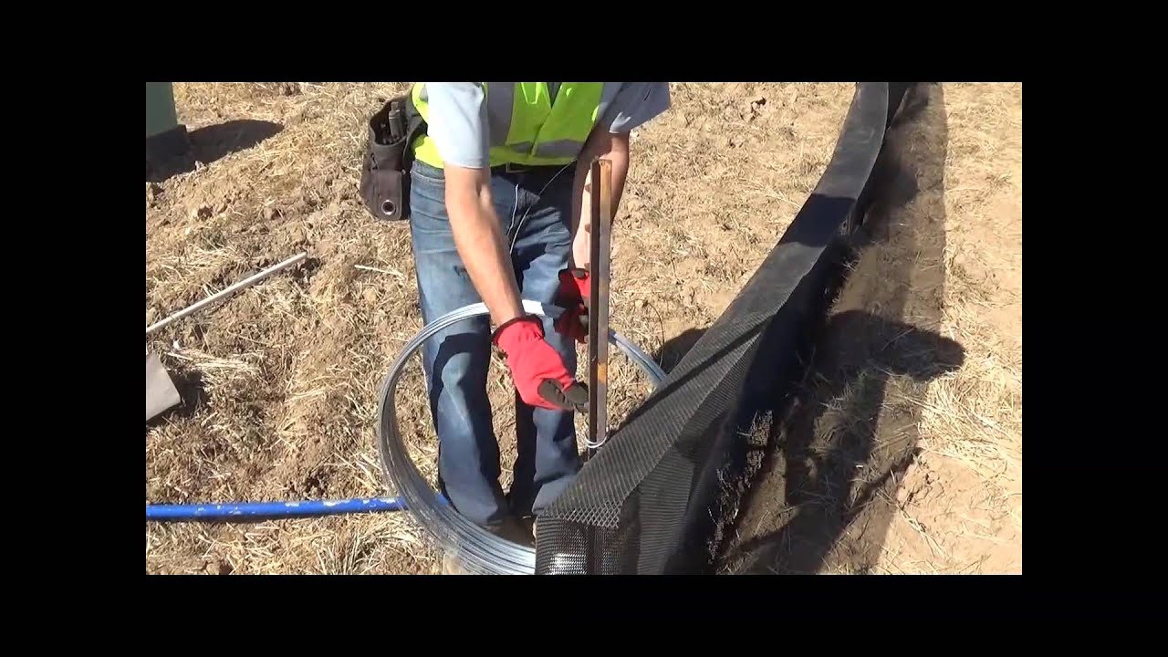 ERTEC E Fence™ Type EFB40L Wildlife Exclusion Fence YouTube