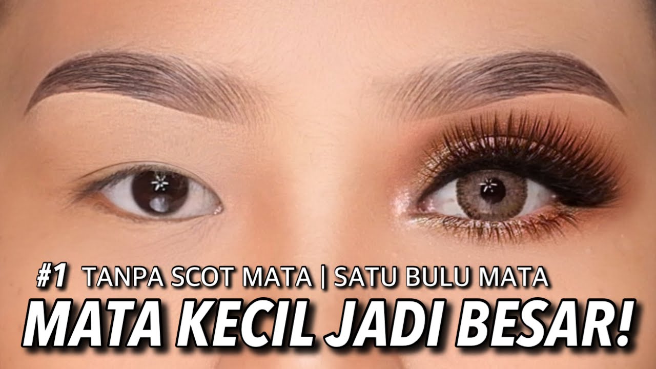 Cara Makeup Mata Sipit Jadi Besar