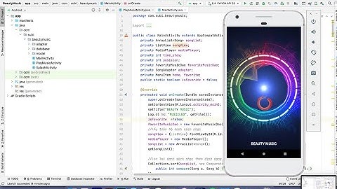 Ứng dụng Máy nghe nhạc đơn giản