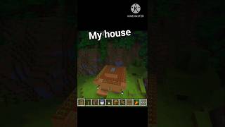 I built a Farm on a Dirt House! 🌾🏠" #minecraft #gaming