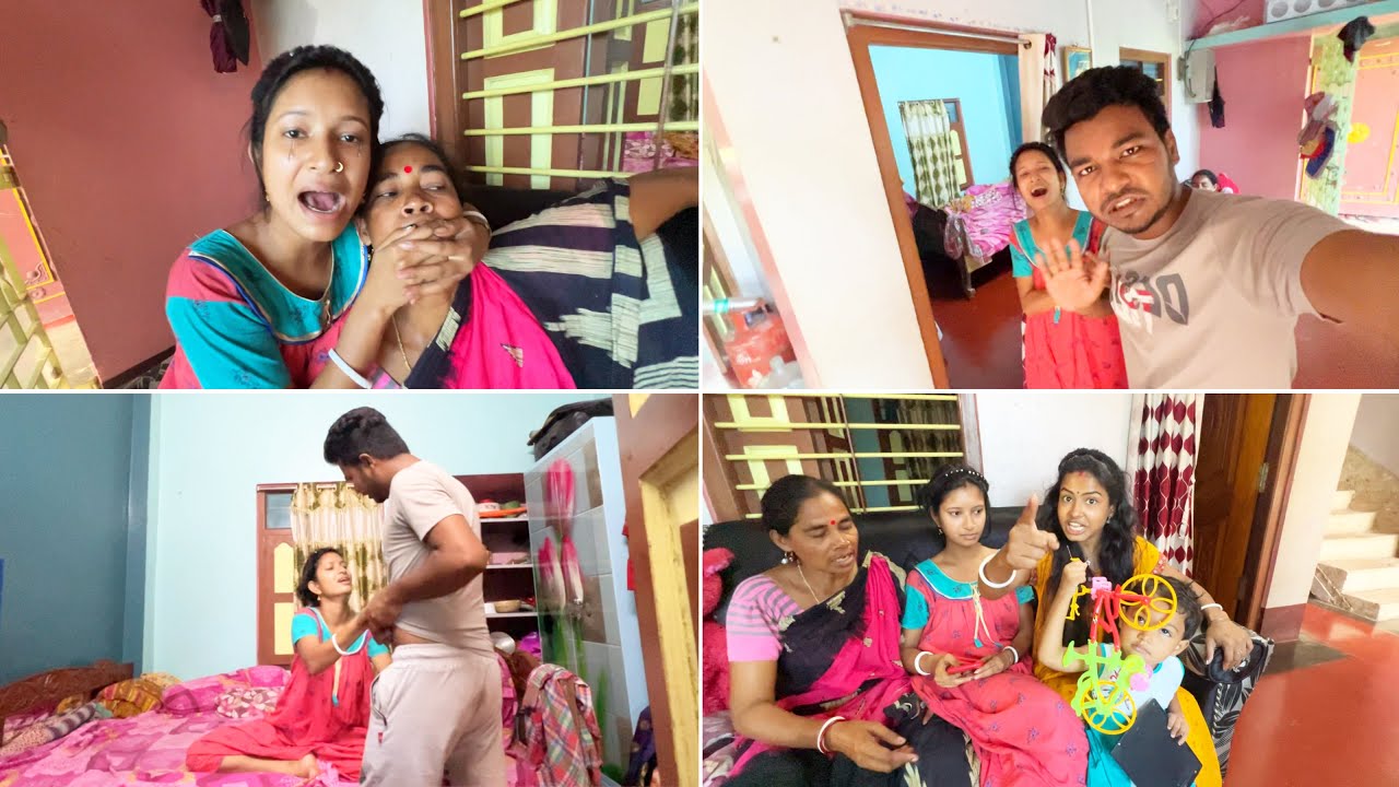 ঘুরতে যেতে না দেওয়ায় কান্নাকাটি করে কি সব অবস্থা 😭 সোনালী আমায় মারল 🥲