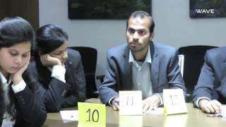 Group Discussion : Shriram College of Commerce at Wave Infratech, 21st Nov,2014