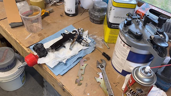How I clean my HVLP spray guns