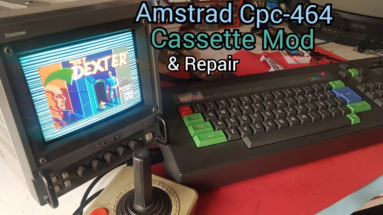 Amstrad Cpc-464 Reparacion y mod de Cassette